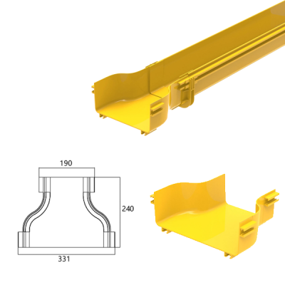 Bộ Giảm Kích Thước Máng Cáp Quang CF240–CF120 – Giải Pháp Điều Chỉnh Kích Cỡ Cáp Hiệu Quả